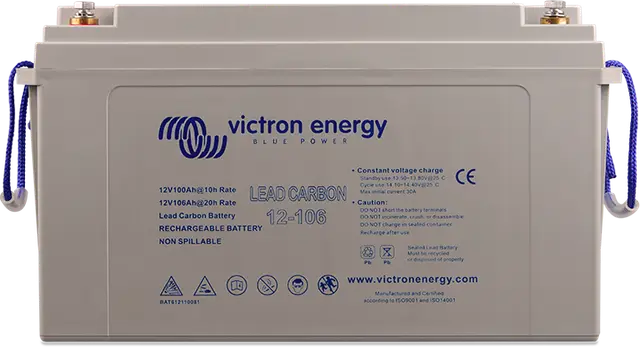 Victron - Lead Carbon Battery 12V/160Ah (M8) - BAT612116081